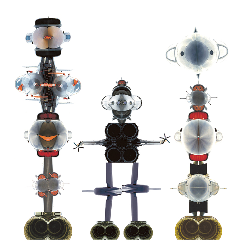Mr & Mrs Aerobot and Babybot